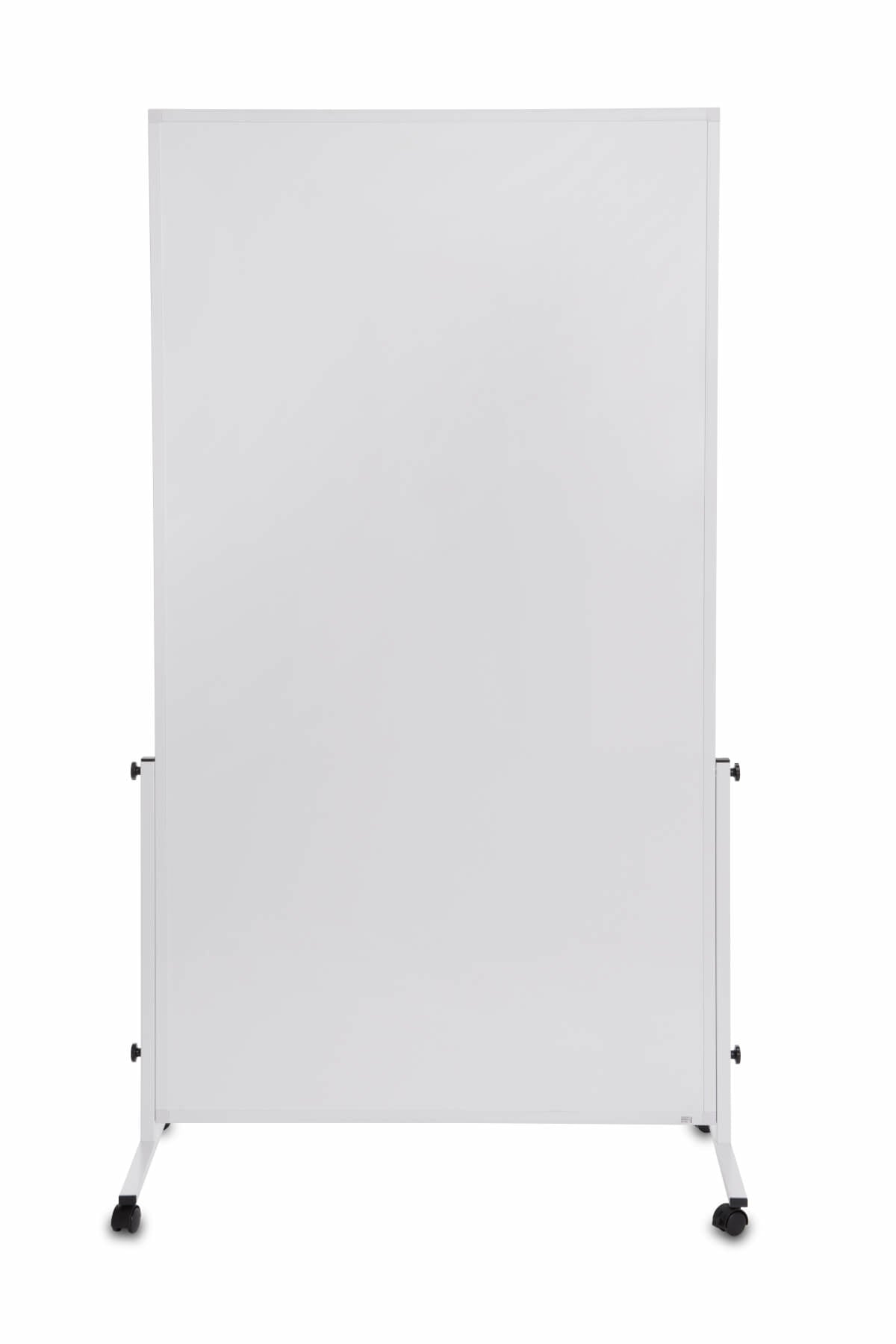 MAUL Whiteboard – 100 × 180 cm, Aluminiumrahmen, mobil
