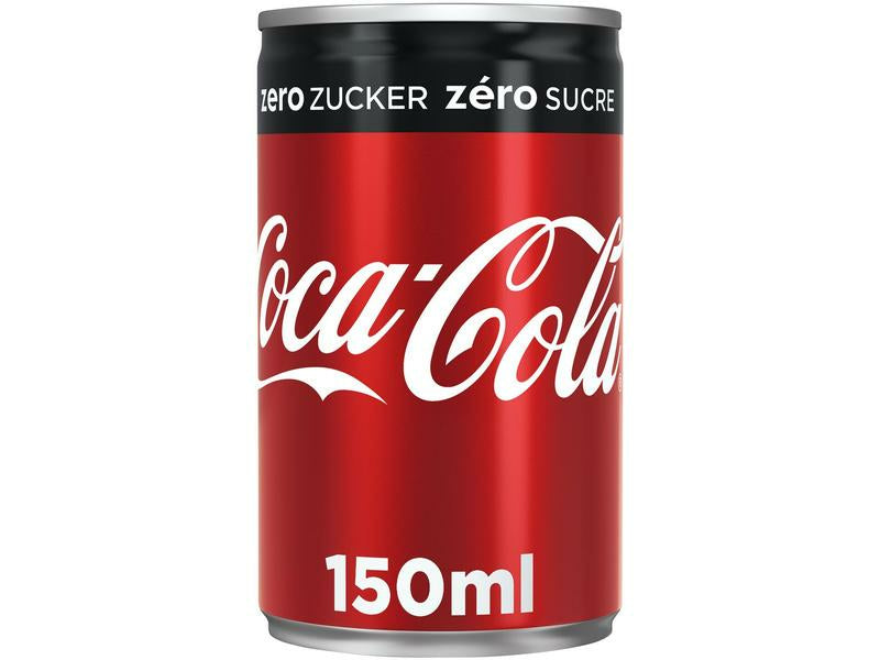 Coca-Cola Limonade Zero, Cola, koffeinhaltig – 12 × 150 ml