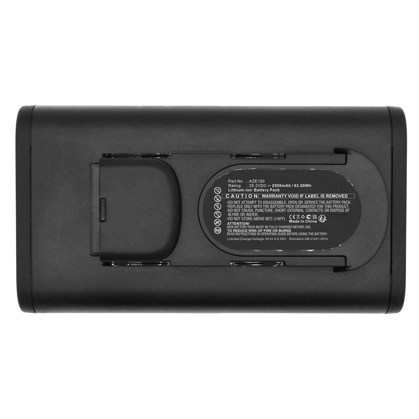 CoreParts Akku 25,2 V 2500 mAh 63,00 Wh – für AEG Staubsauger