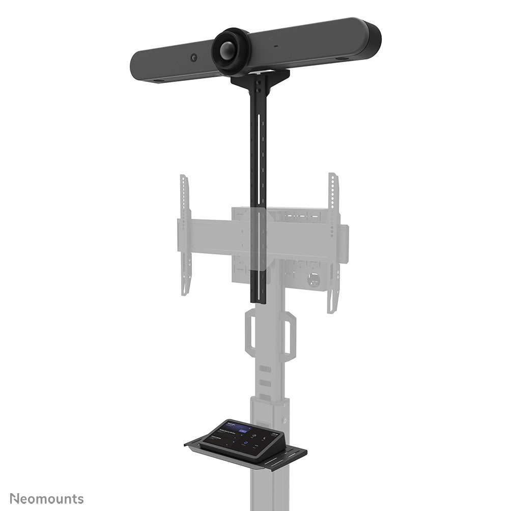 Neomounts AFLS-825BL1 – Regal, höhenverstellbar 225–651 mm, Tragkraft 9 kg, für FL50S-825BL1, Schwarz