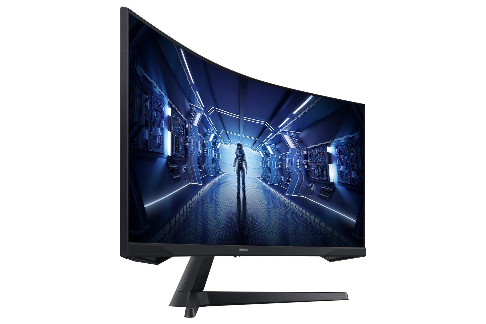 Samsung C34G55TWWP – Monitor, 34", LCD, Schwarz