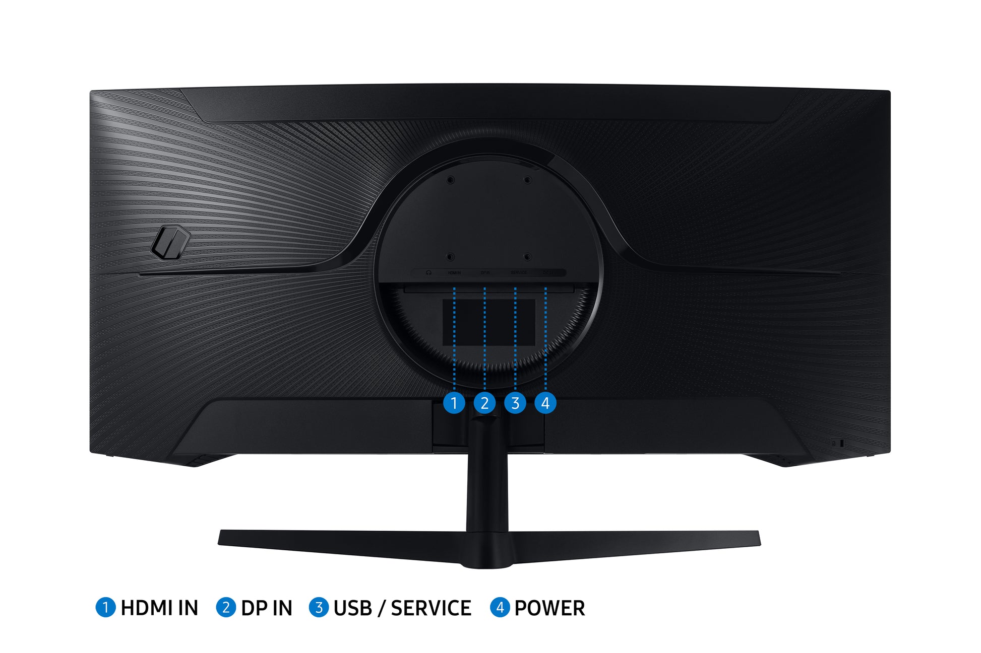 Samsung C34G55TWWP – Monitor, 34", LCD, Schwarz