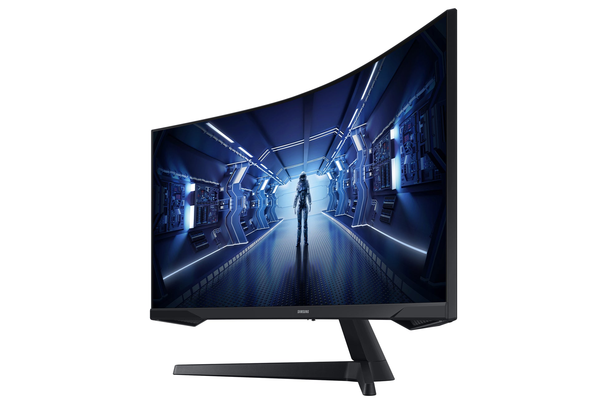 Samsung C34G55TWWP – Monitor, 34", LCD, Schwarz
