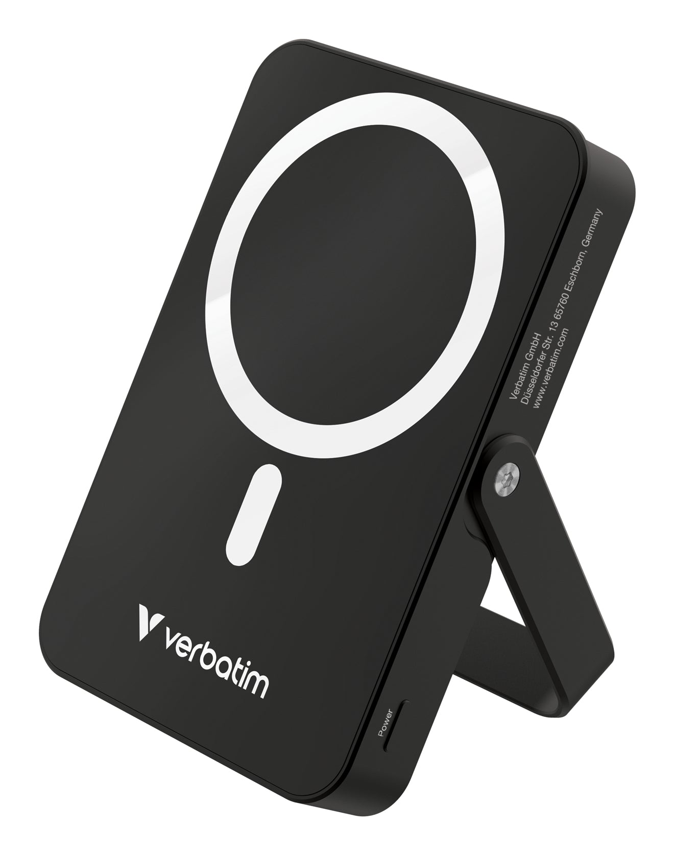Verbatim MagSafe Powerbank 10'000 mAh – 20 W PD, 15 W MagSafe, 1× USB-C, schwarz