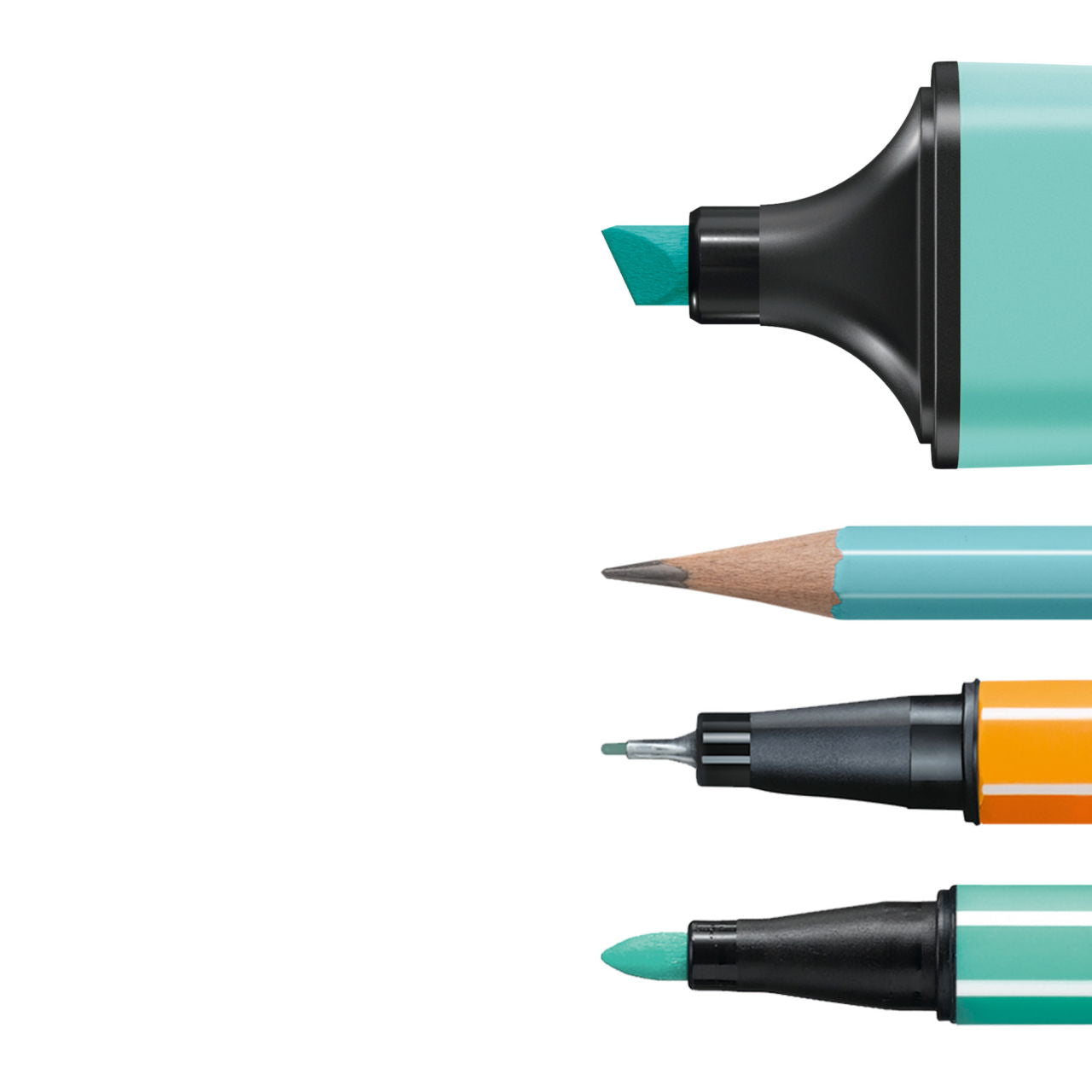 STABILO Schreibset Mini World Pastel Love Attack Special Edition – 35-teilig, 5 Bleistifte