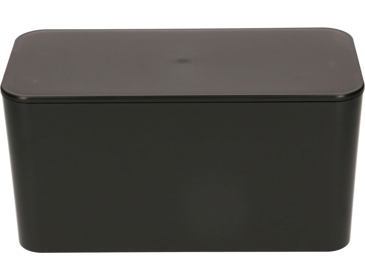 Max Hauri AG Kabelgehäuse – 115 mm × 0,24 m, Kunststoff, Schwarz, 1er-Pack, für Flur
