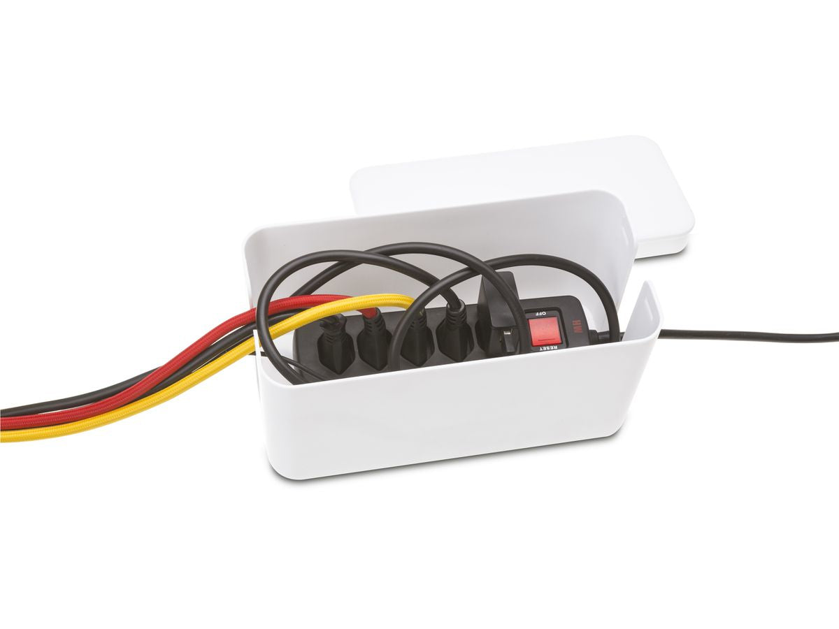 Max Hauri AG Kabelgehäuse – 115 mm × 0,24 m, Kunststoff, Weiss, 1er-Pack