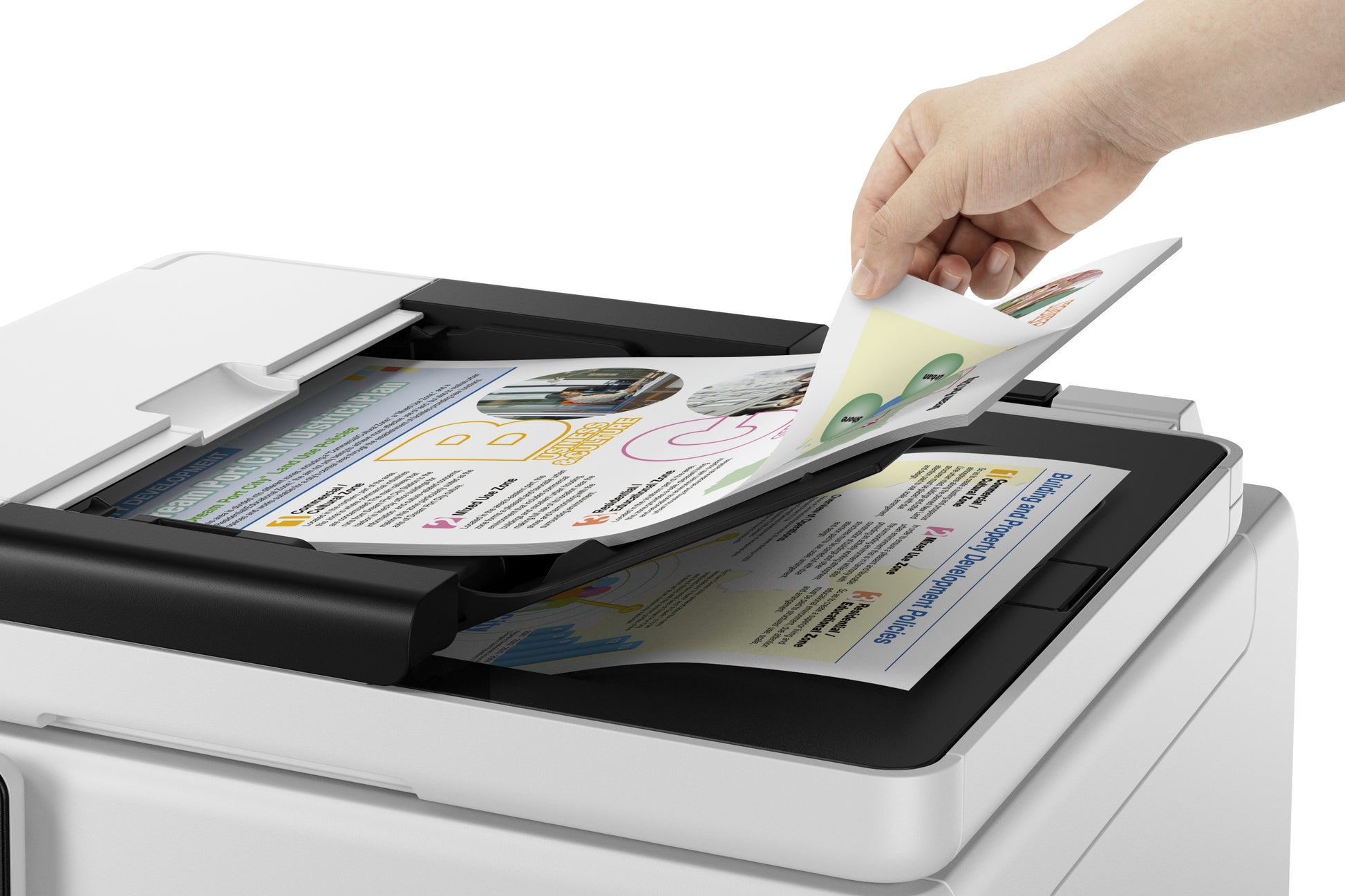 Canon MAXIFY GX7150 – Farbiger Tintenstrahl-MFP, 4-in-1 – USB – Duplex, ADF – 24 Seiten/Min S/W, 15,5 Seiten/Min Farbe
