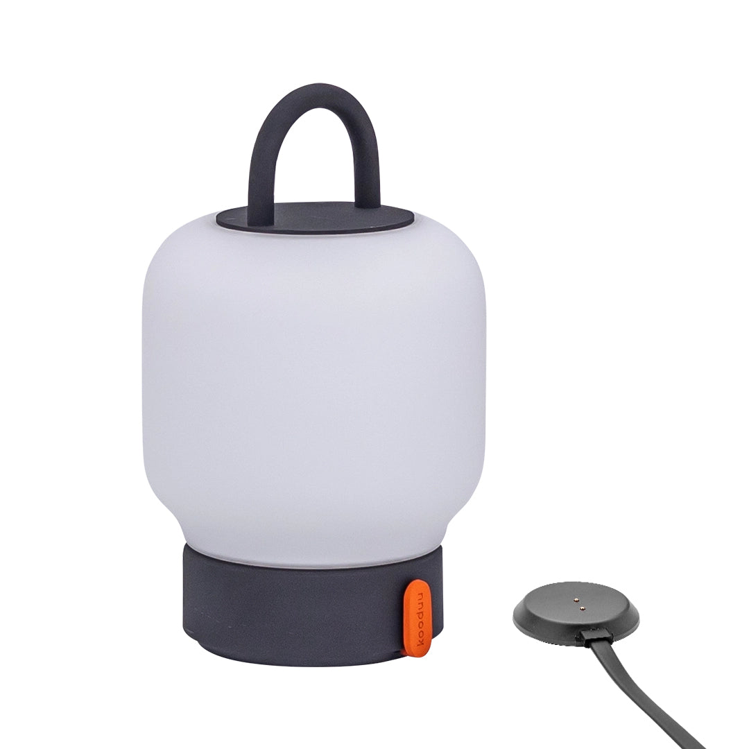 Kooduu Tischleuchte LOOME – 103 lm, 2700 K, dimmbar, Akku, tragbar – Anthrazit