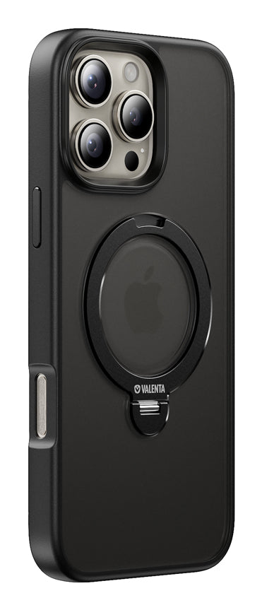 Valenta Backcover – für Apple iPhone 16 Pro Max – schwarz – TPU – MagSafe-kompatibel