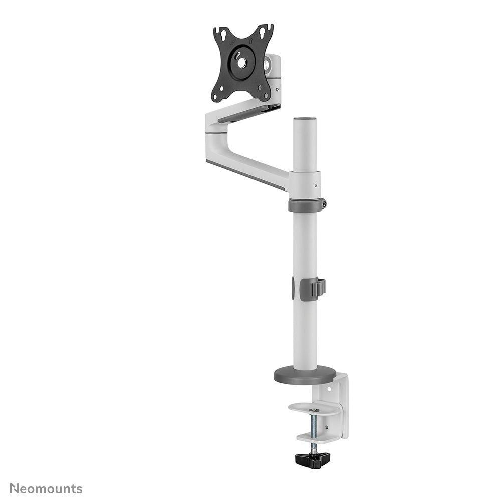 Neomounts DS60-425WH1 – Monitorarm, 1, Tischklemme, bis 27", VESA 75 × 75/100 × 100 mm, 8 kg, weiss