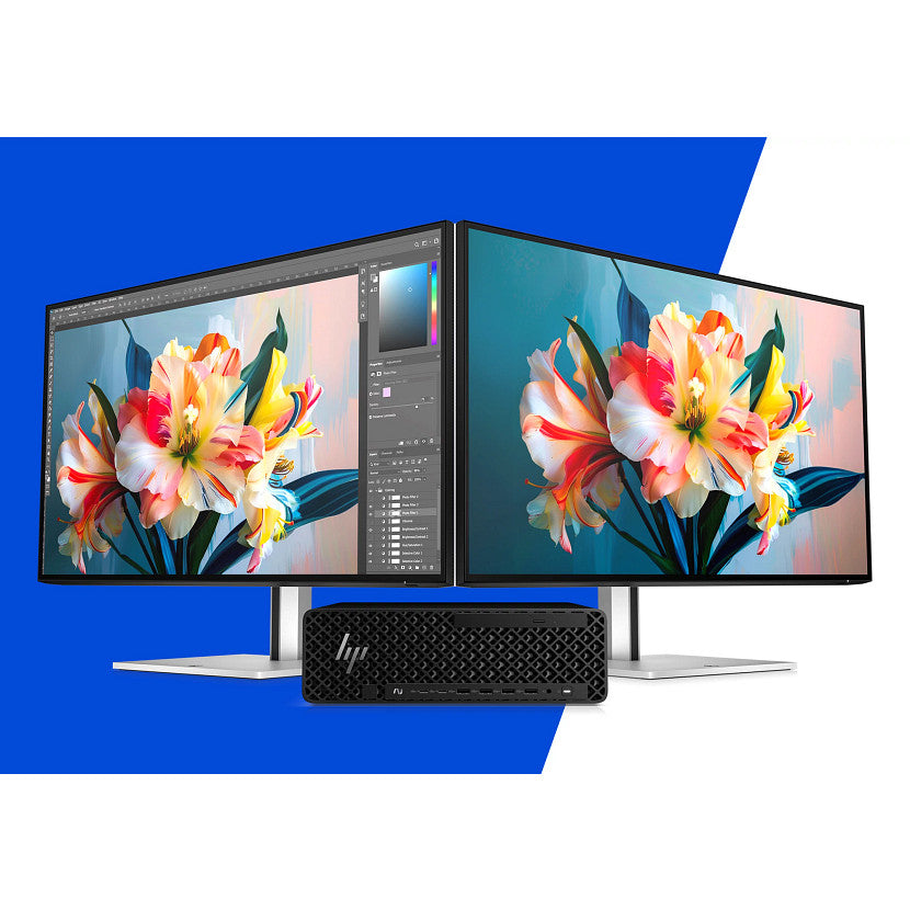 HP Z2 SFF – Intel Core Ultra 7 265K, 32 GB RAM, 1 TB SSD, NVIDIA RTX A400 4 GB, Windows 11 Pro