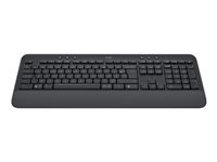 Logitech Signature K650 – Tastatur, FR-Layout (FR), Dunkelgrau