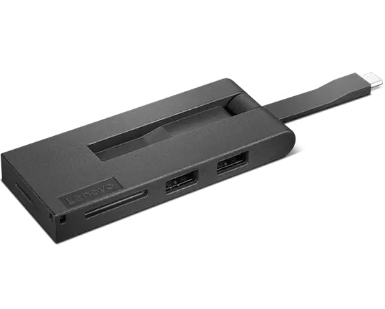 Lenovo 4XH1C12753 Multiport-Adapter – USB-C, 1× HDMI, 2× USB-A, SD/microSD