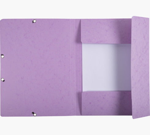 Exacompta Gummibandmappe Aquarel A4 – 3 Klappen, Karton, mehrfarbig, bis 250 Blatt, 5 Stk.
