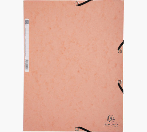 Exacompta Gummibandmappe Aquarel A4 – 3 Klappen, Karton, mehrfarbig, bis 250 Blatt, 5 Stk.