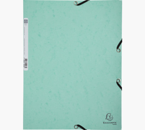 Exacompta Gummibandmappe Aquarel A4 – 3 Klappen, Karton, mehrfarbig, bis 250 Blatt, 5 Stk.