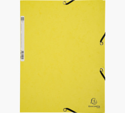 Exacompta Gummibandmappe Aquarel A4 – 3 Klappen, Karton, mehrfarbig, bis 250 Blatt, 5 Stk.