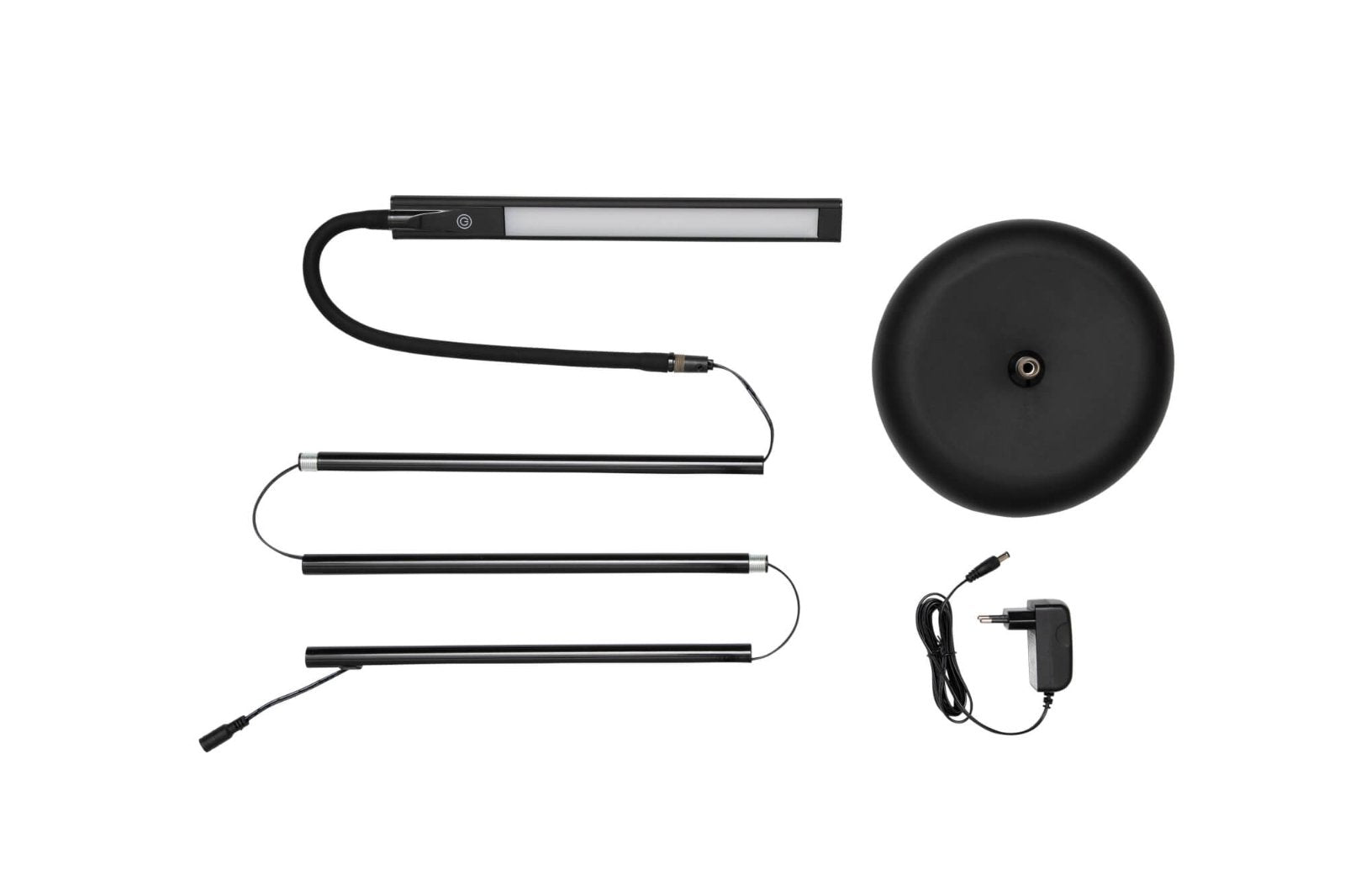 MAUL LED-Stehleuchte Pirro – 4-stufig dimmbar, dreh- und neigbar – 3000 K – 726 lm 7 W – Schwarz