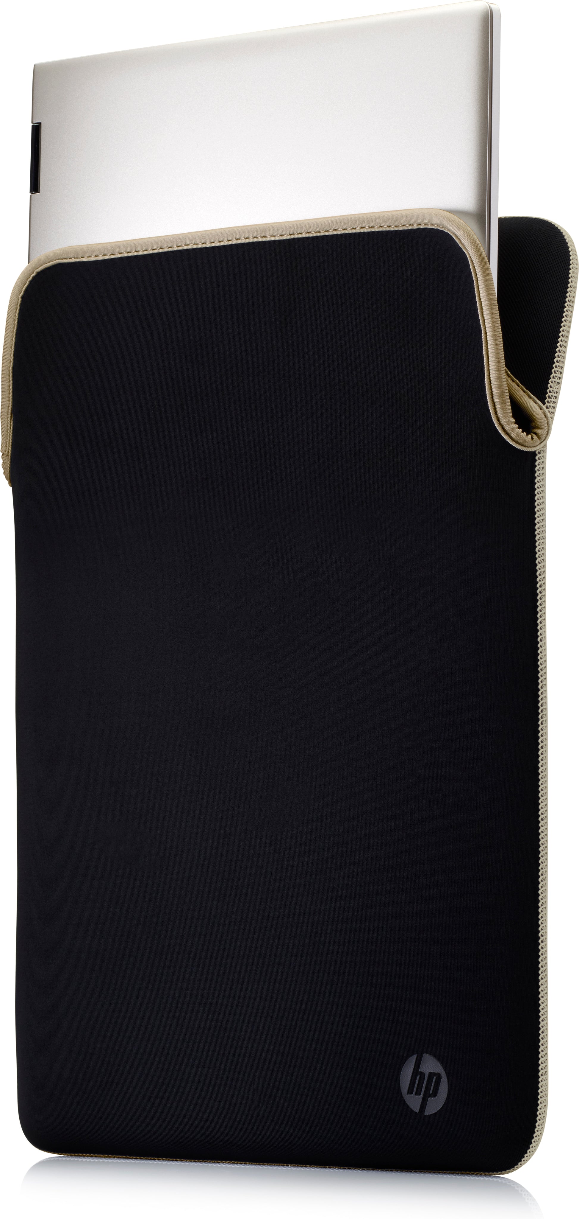 HP Notebook-Schutzhülle für HP bis 15,6" – Reversibel, Neopren – Schwarz/Gold