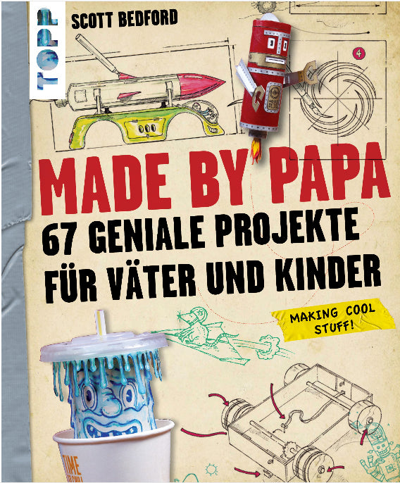 TOPP Verlag Frechverlag – Buch – Topp Bastelbuch für Väter und Kinder, Hardcover, 336 Seiten, Deutsch