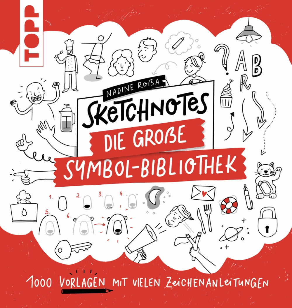 TOPP Verlag Frech Verlag – Buch – Sketchnotes: Die grosse Symbolbibliothek, Hardcover, 160 Seiten, Deutsch