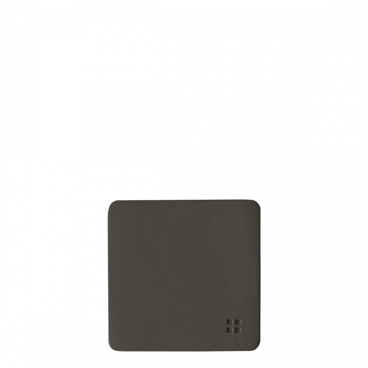 Sola Glasuntersetzer – 10 × 10 cm, Kunststoff, Anthrazit