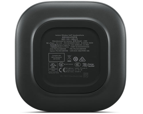 Lenovo 4XD1B84406 – Tischmikrofon – Bluetooth 5.0, 6500 mAh Akku, USB-C, 3,5 mm