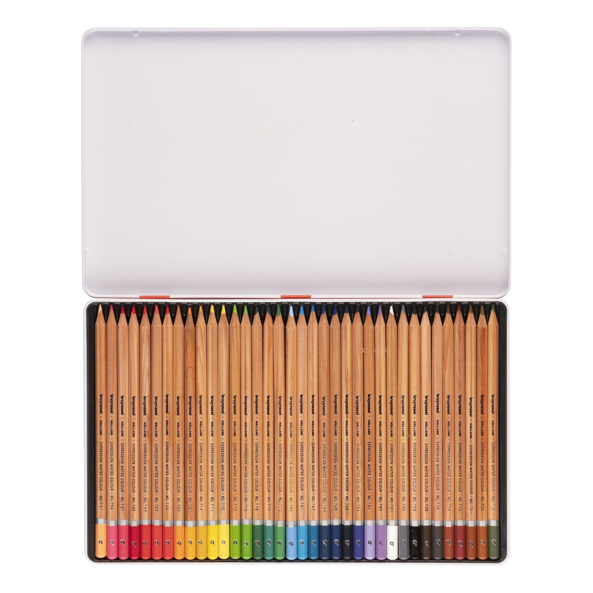 Bruynzeel Expression Aquarellfarbstifte – 36 Stk., Mehrfarbig