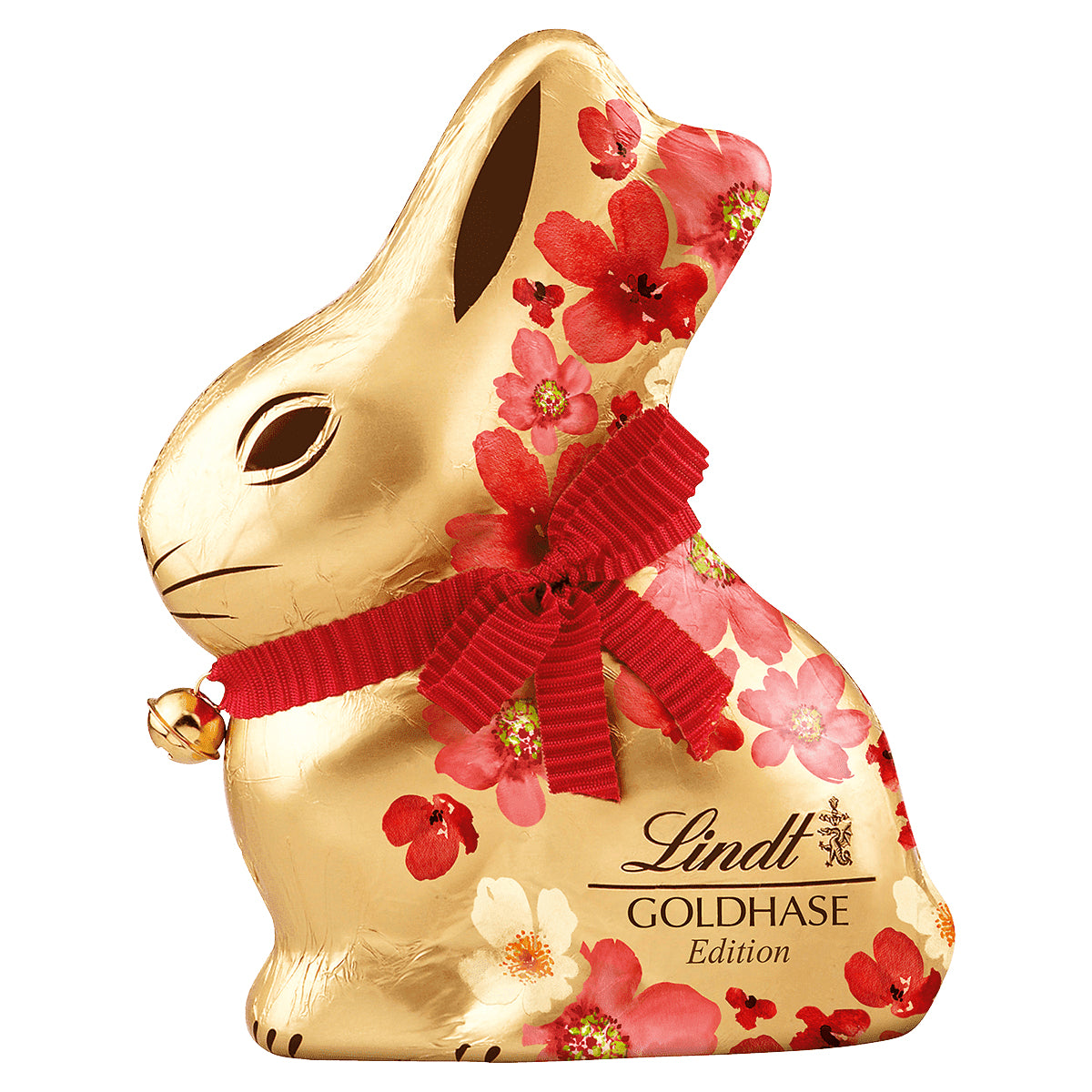 Lindt Flower Edition Osterschokolade Goldhase – Milch, 200 g