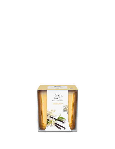 ipuro Essentials Soft Vanilla – Duftkerze, 25 h