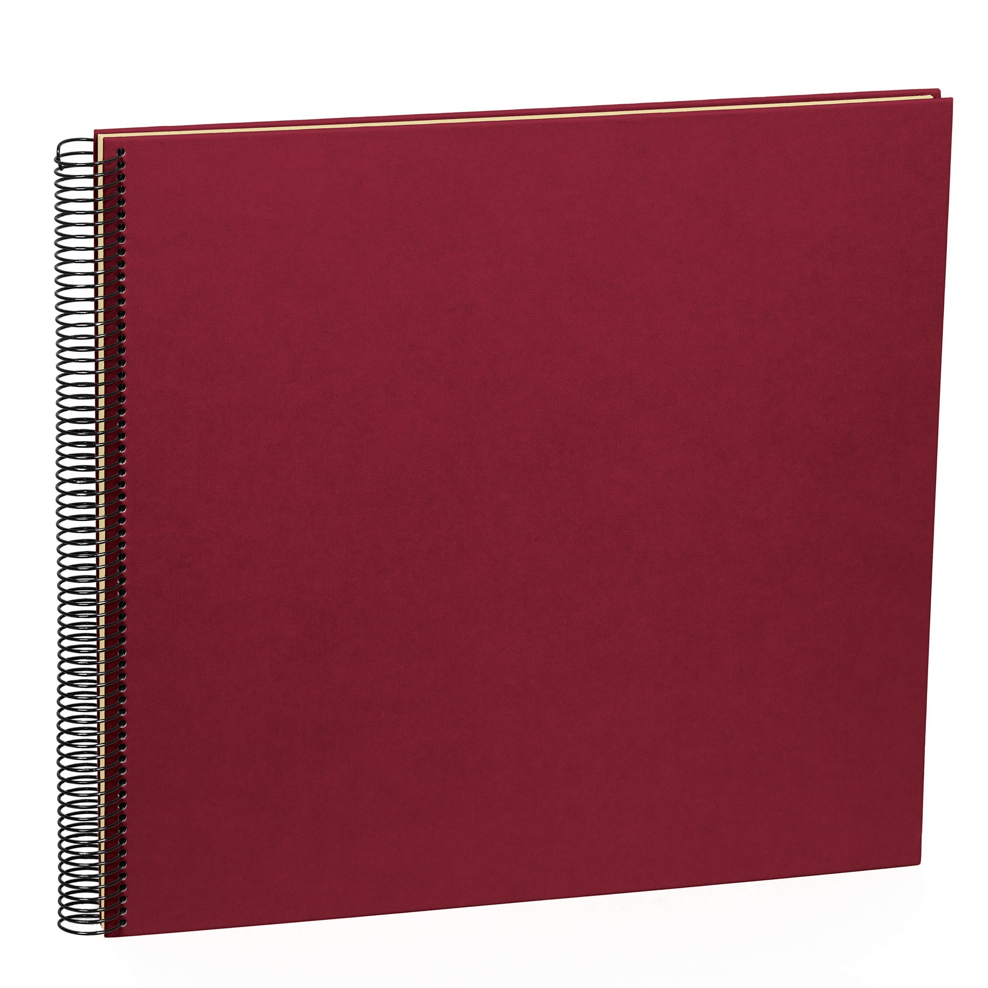 Semikolon Fotoalbum – Bordeaux, mit Spiralbindung, Textil, 345 × 332 mm