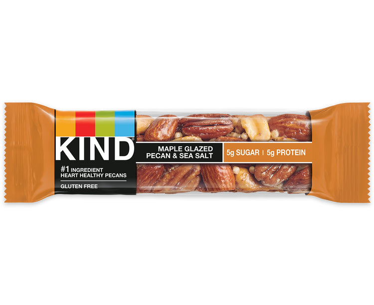 Kind BE-KIND Nussriegel – Ahornglasierte Pekannuss, Meersalz, glutenfrei – 12 × 40 g
