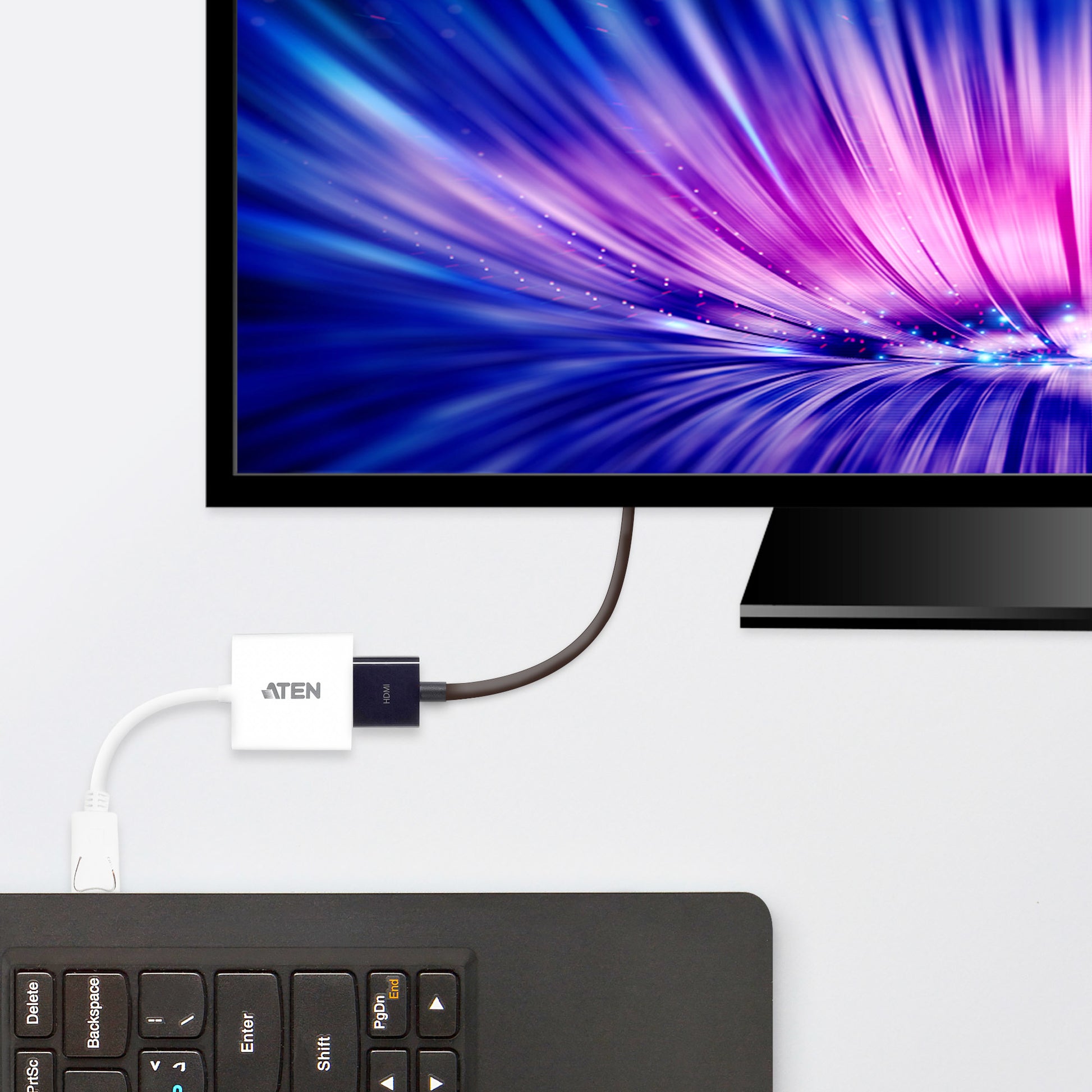 ATEN DisplayPort-auf-HDMI-Adapter, bis 1080p