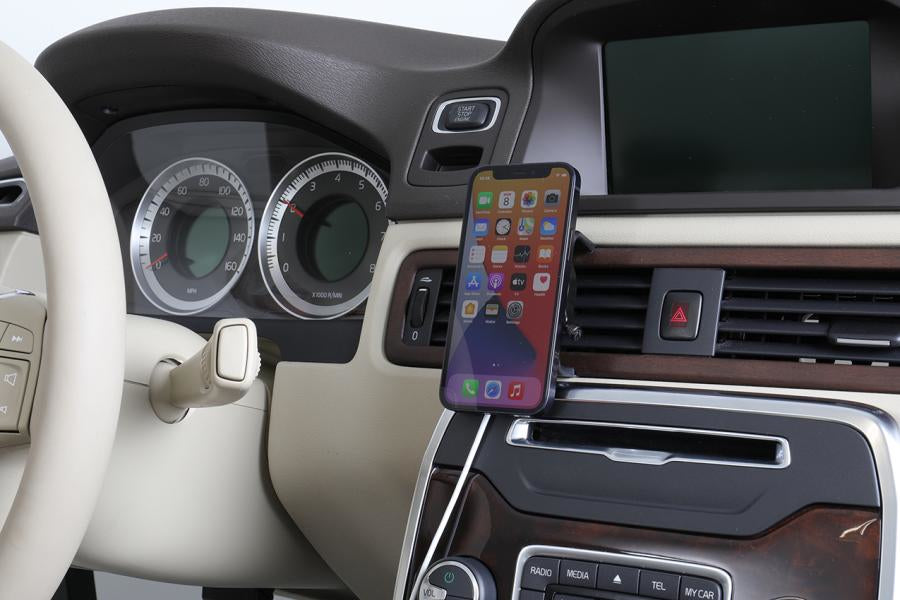 Brodit Auto-Halterung, Schraubbefestigung – für iPhone 12–13 – Schwarz, ABS/Acetal