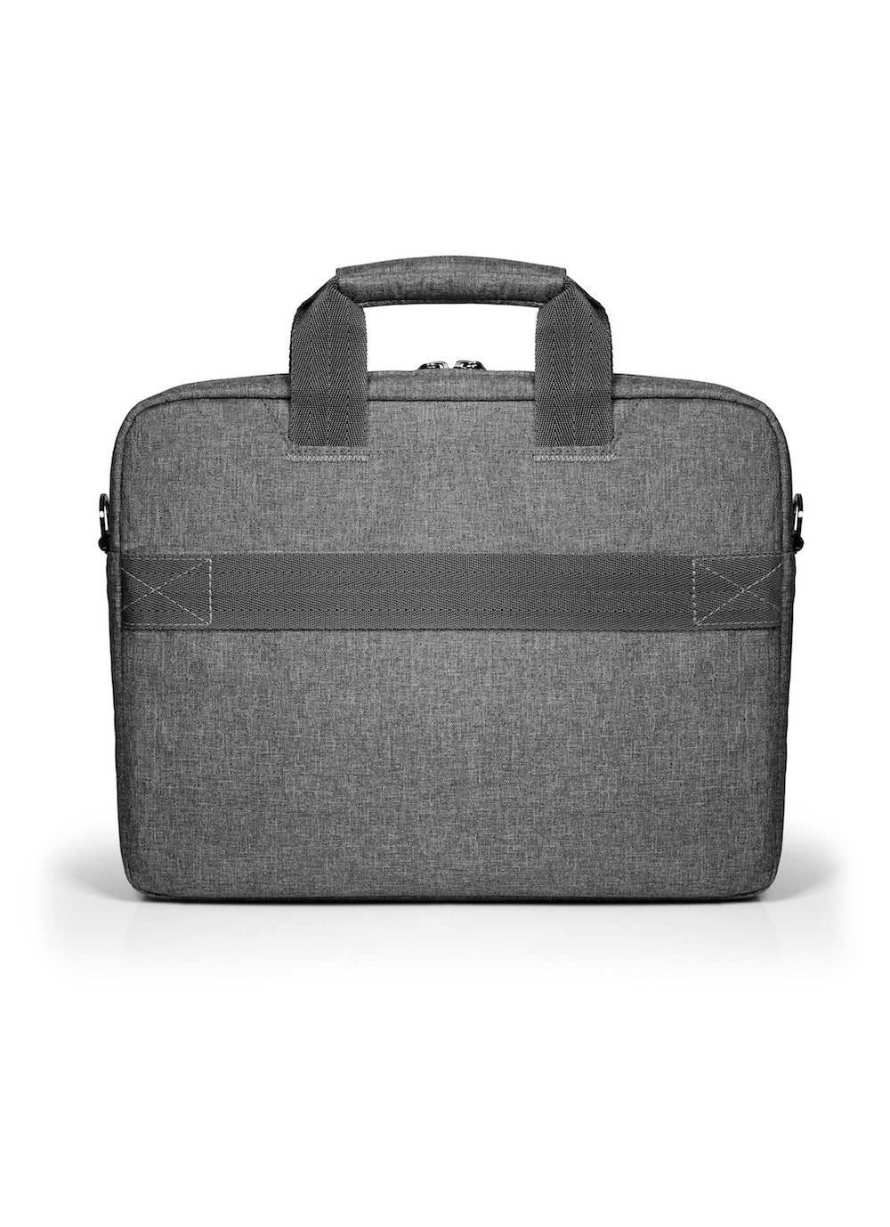 Port Designs Yosemite Eco Notebook-Tasche bis 14" – aus recycelten Materialien, mit Schultergurt – Grau