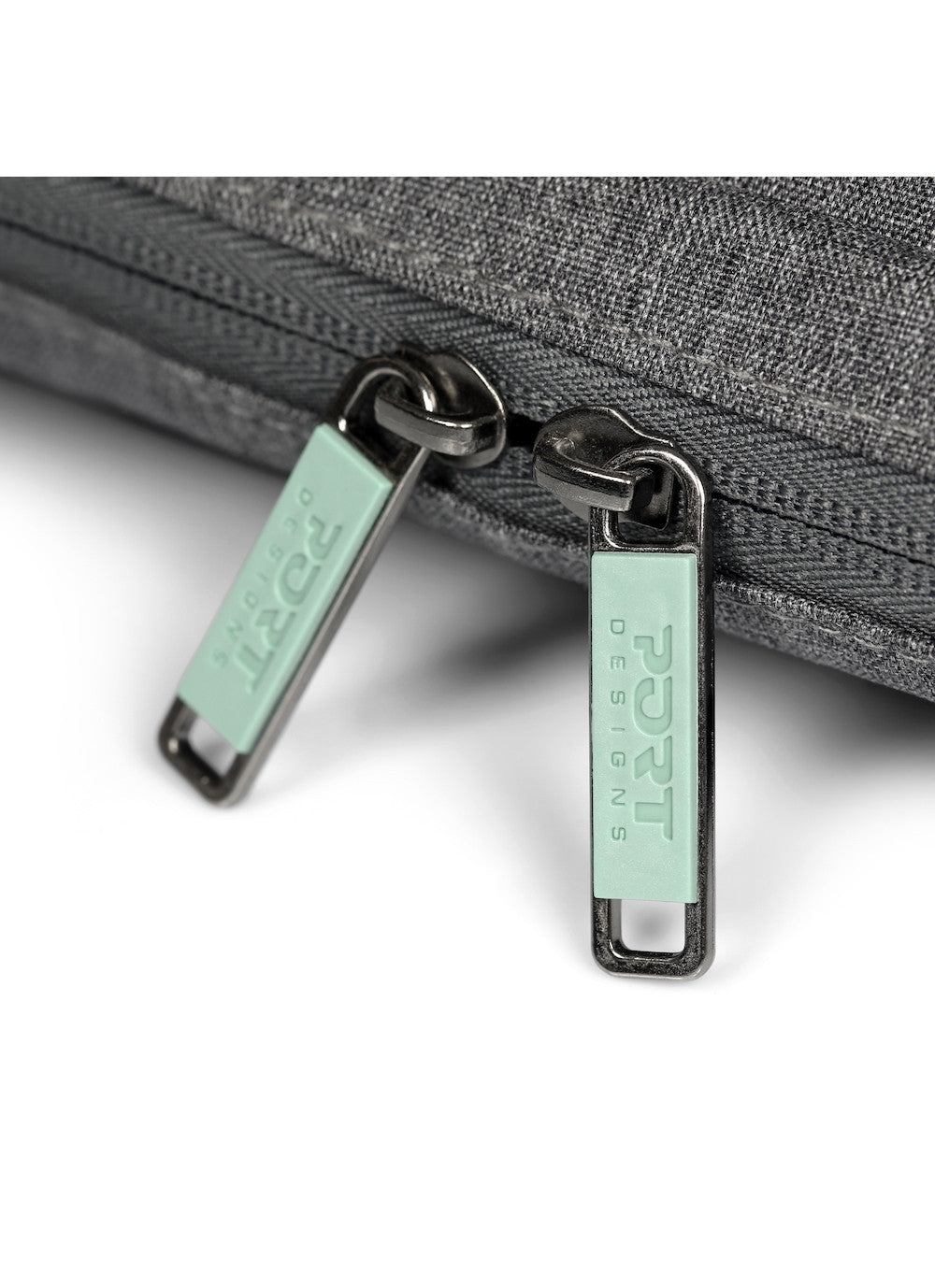 Port Designs Yosemite Eco Notebook-Tasche bis 14" – aus recycelten Materialien, mit Schultergurt – Grau