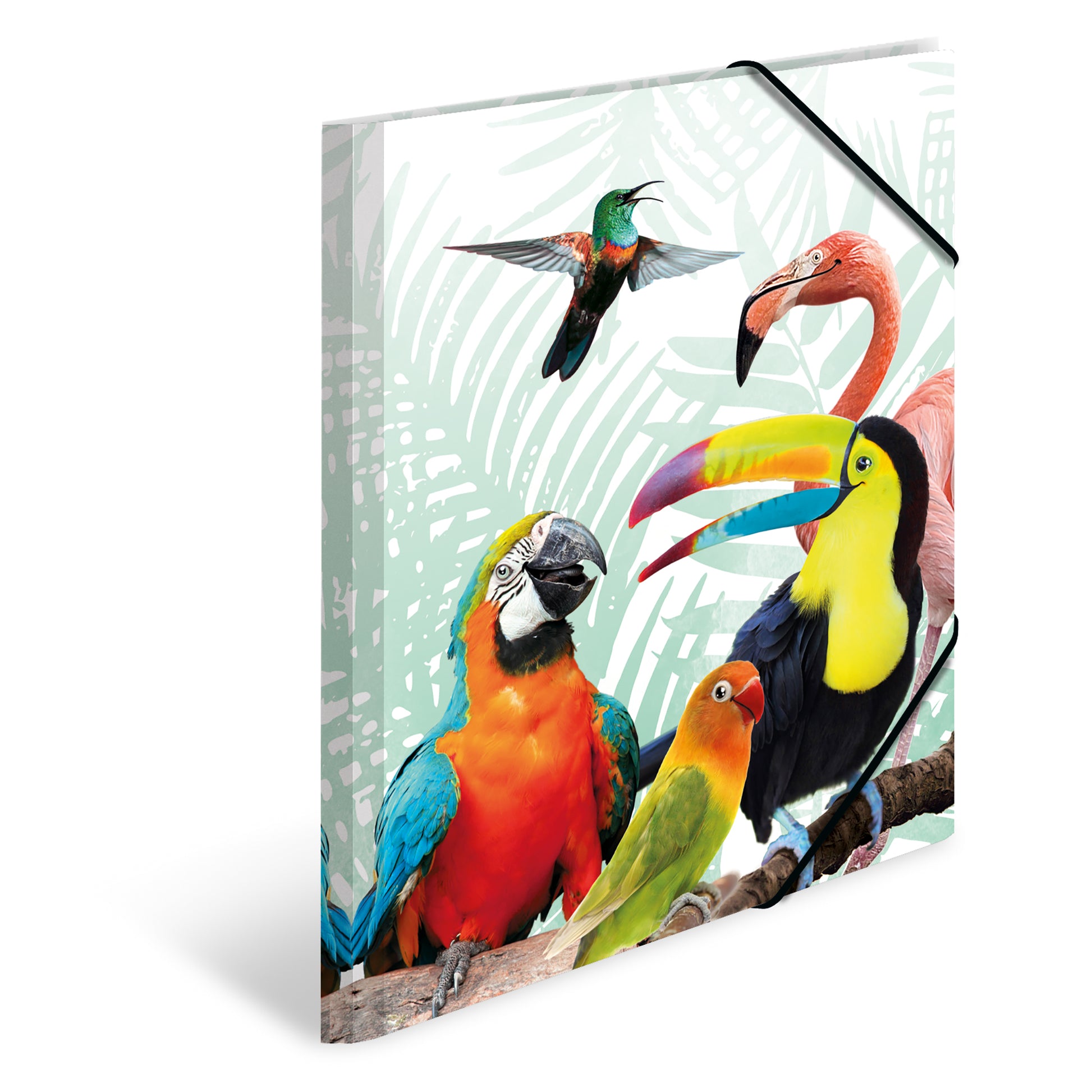HERMA Sammelmappe, für A4, Kunststoff, mehrfarbig, mit Gummizug
