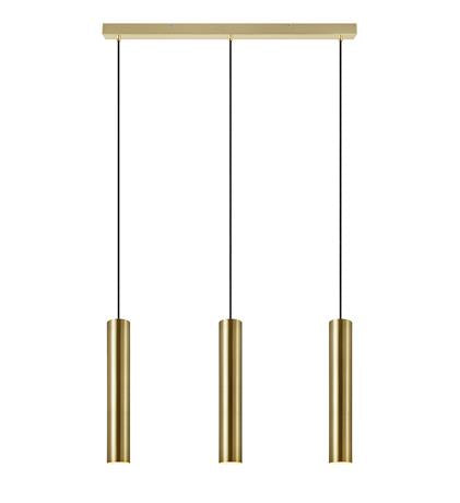 Markslöjd Pendelleuchte Ruben – 82 × 7 × 40 cm, 105 W, dimmbar, exkl. 3× GU10, Messing