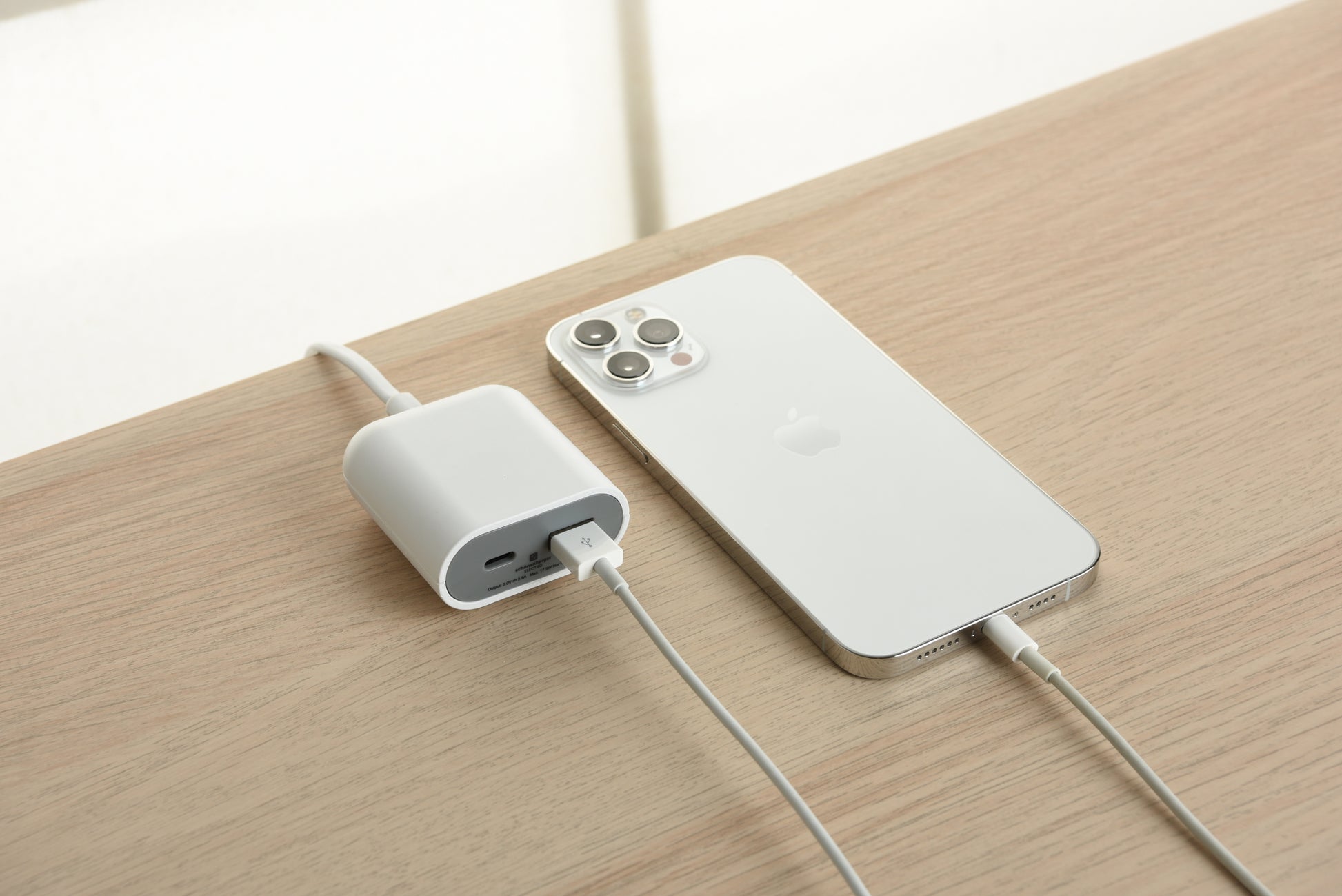 M. Schönenberger USB-Verlängerungskabel 18 W – USB-C×1, USB-A×1, 3 m – EU-Stecker (Typ C) – Weiss, Grau