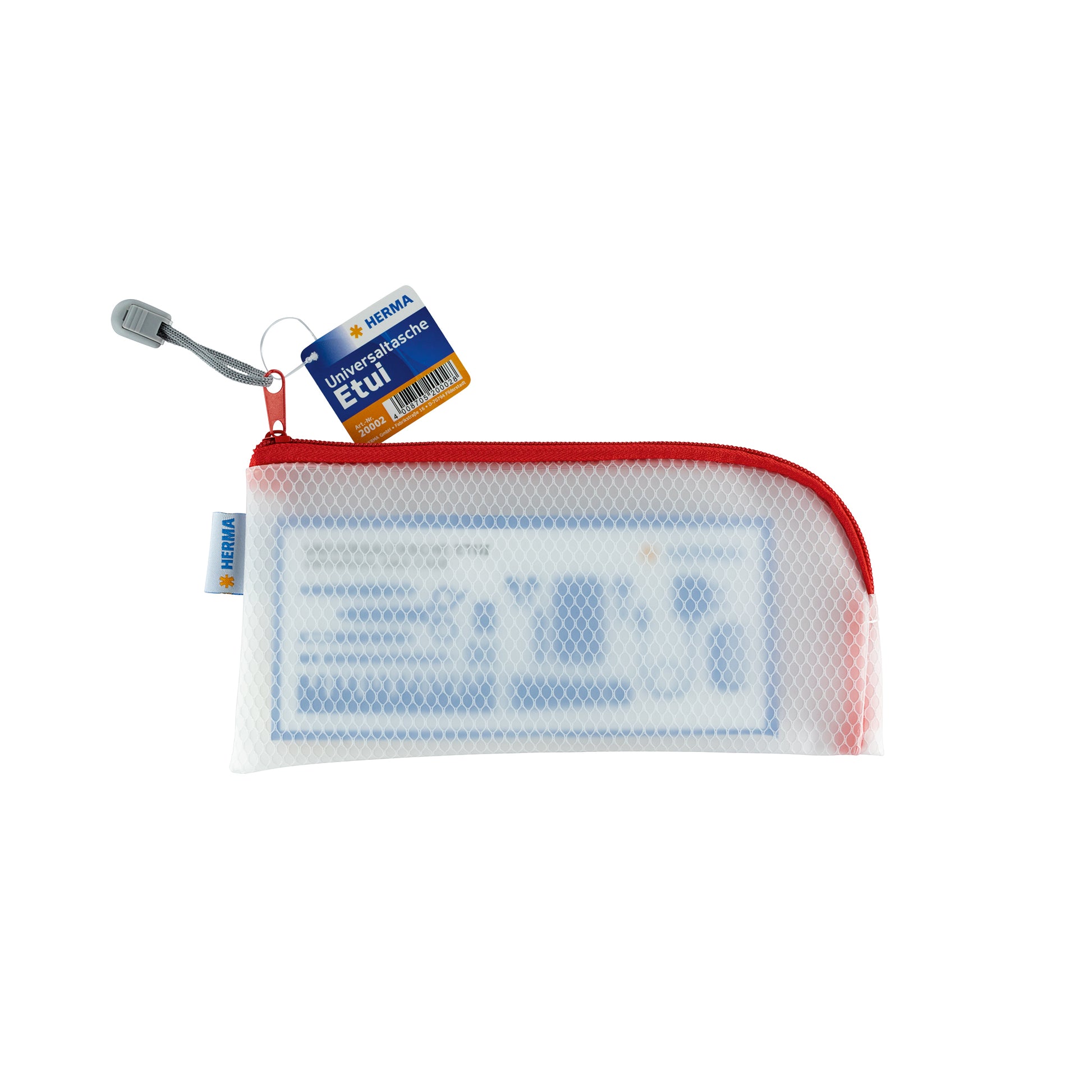 HERMA Etui – rot – Kunststoff – 23,0 × 11,0 × 0,7 cm
