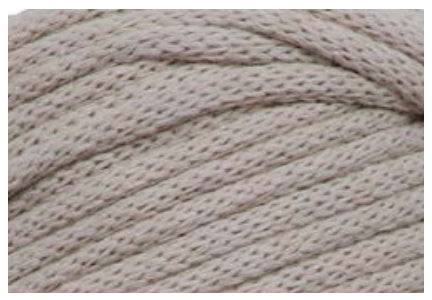 GLOREX Makramee-Kordel Beige – Ø 3 mm, 250 g, 85 m, Baumwolle