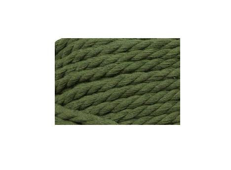 Glorex Makramee-Kordel Olivgrün – Ø 5 mm, 500 g, 85 m, Baumwolle