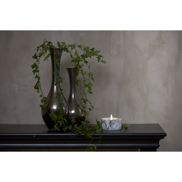 Star Trading Dekolicht – Ø 10 × 7,5 cm, 0,03 W, Warmweiss, Grau, Timer, Flackernd