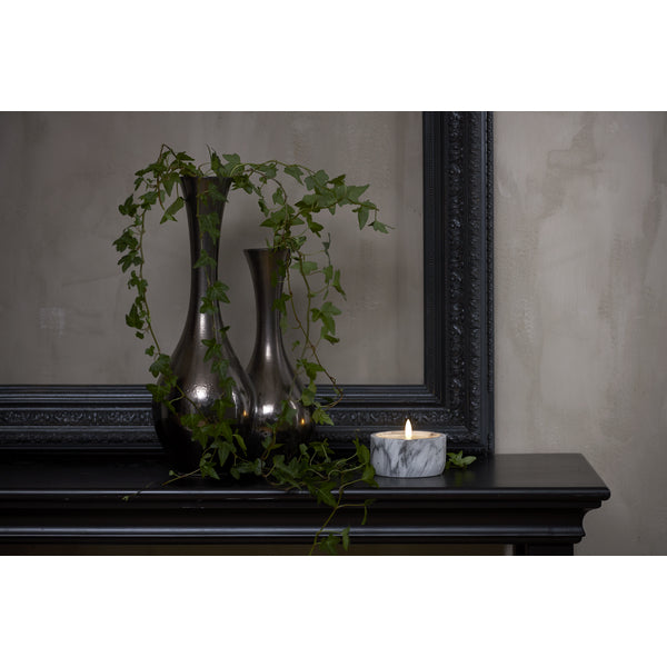 Star Trading Dekolicht – Ø 10 × 7,5 cm, 0,03 W, Warmweiss, Grau, Timer, Flackernd