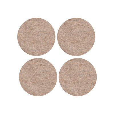 3M SP84A22 Filzgleiter rund Ø 34 mm – Filz – Beige – 4 Stück