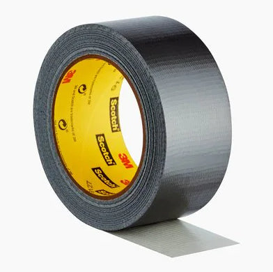 3M Extremium Gewebeband/Gaffa – 48 mm × 18,2 m, schwarz, synthetischer Gummi, extra stark, von Hand abreißbar
