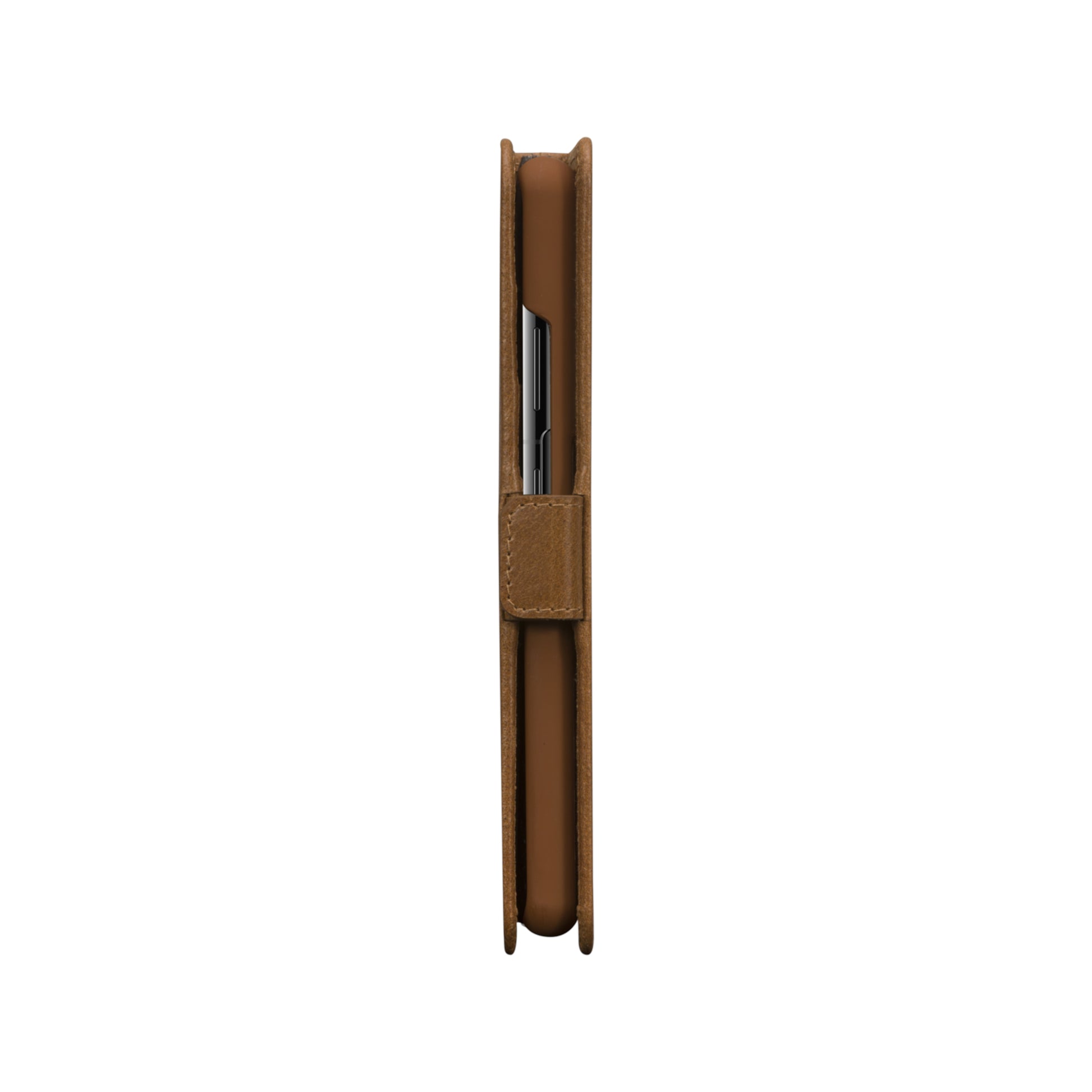 dbramante1928 Copenhagen Slim Wallethülle – für Samsung Galaxy S21, Leder, Braun, Magnetverschluss