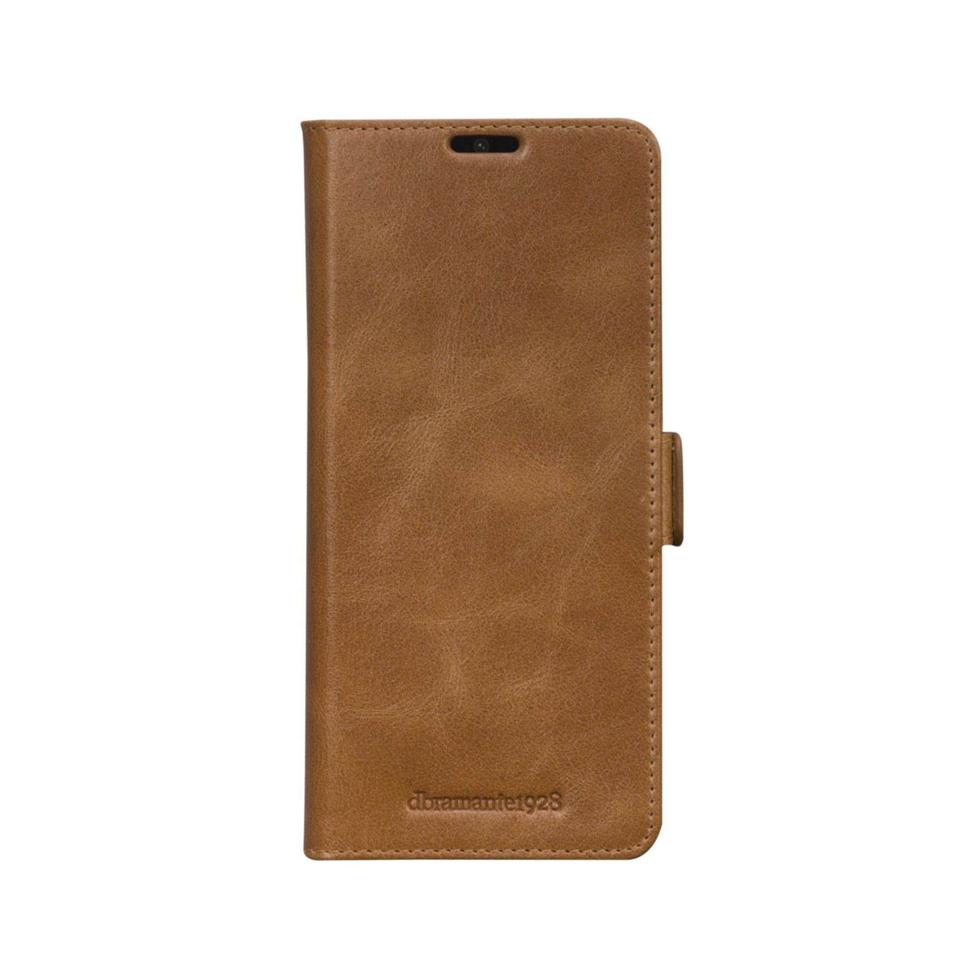 dbramante1928 Copenhagen Slim Wallethülle – für Samsung Galaxy S21, Leder, Braun, Magnetverschluss