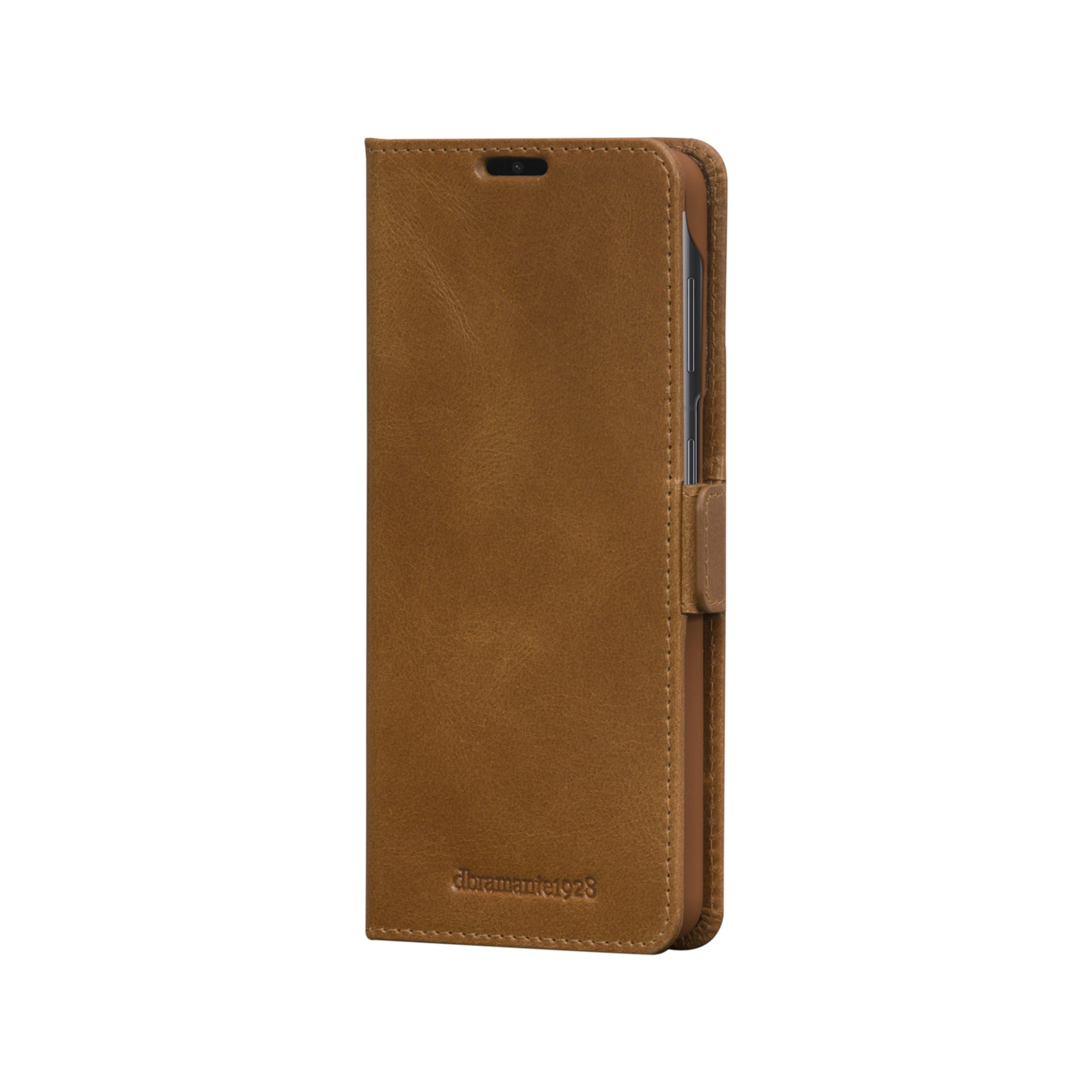 dbramante1928 Copenhagen Slim Wallethülle – für Samsung Galaxy S21, Leder, Braun, Magnetverschluss